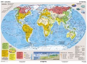 Kniha Svet - prírodné zložky a oblasti Zeme, I. diel (hydrosféra, pedosféra a prírodné krajiny) - tabuľka A3