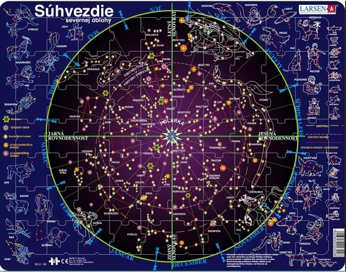 Larsen Puzzle Puzzle Súhvezdie severnej oblohy Larsen SS2-SK