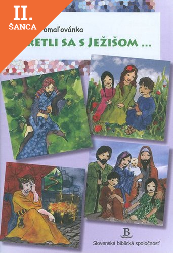 Lacná kniha Stretli sa s Ježišom-omaľovánka