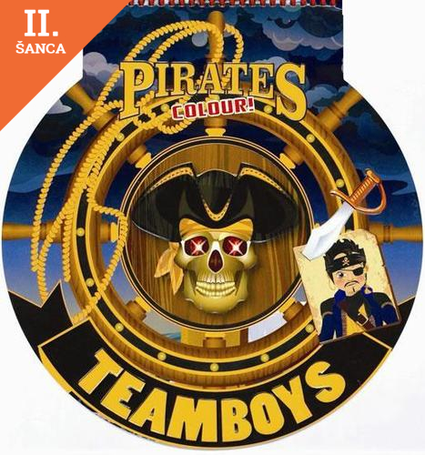 Lacná kniha Teamboys Pirates Colour! - kormidlo