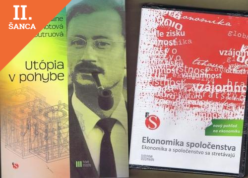Lacná kniha Utópia v pohybe + DVD Ekonomika spoločenstva