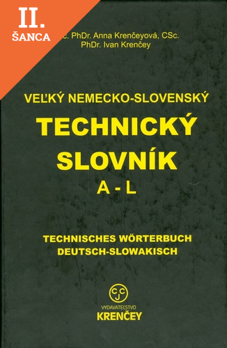 Lacná kniha Veľký nemecko-slovenský technický slovník A-L 1.diel