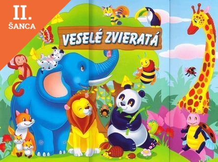 Lacná kniha Veselé zvieratá