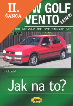 Lacná kniha VW GOLF III/VENTO benzin 9/91 - 12/98 Jak na to? č. 19