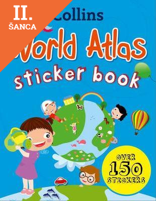 Lacná kniha World Atlas Sticker Book