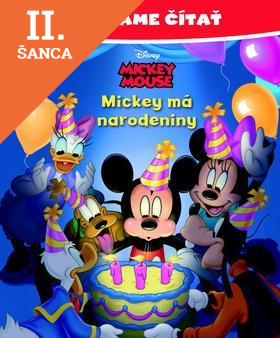 Lacná kniha Začíname čítať Mickey má narodeniny