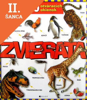 Lacná kniha Zvieratá-100 otváracích okienok