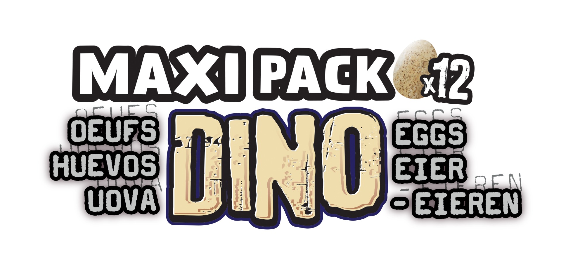 Maxi sada Dinosaurie vajcia 12ks
