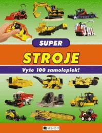 Super stroje - Vyše 100 samolepiek!