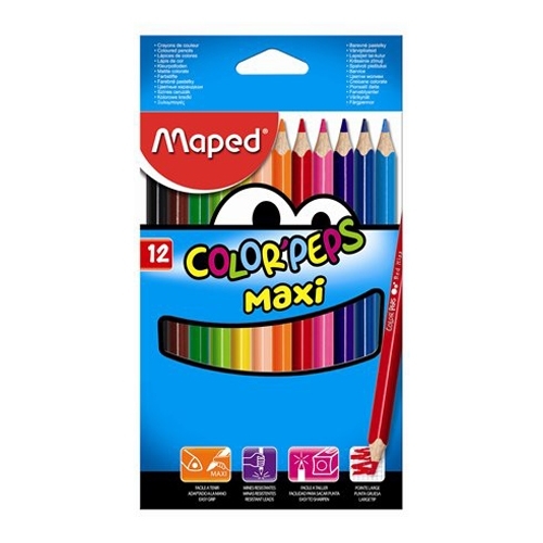 Maped Pastelky MAPED Color\' Peps Jumbo trojhranné 12 ks