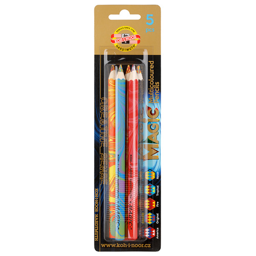 Pastelky KOH-I-NOOR Magic 3406 5 ks