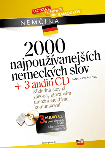 2000 najpoužívanejších nem. slov +3 audio CD