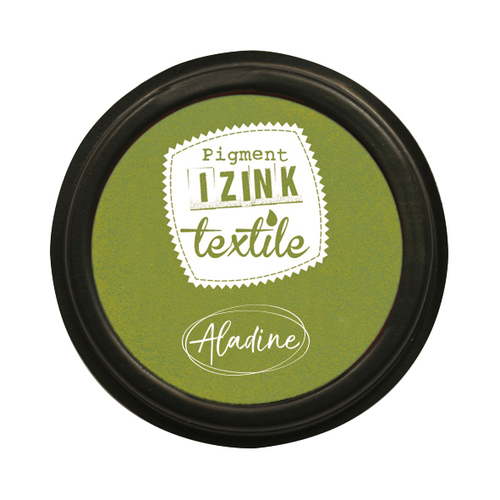Aladine Textilný pečiatkovací vankúšik IZINK zelená