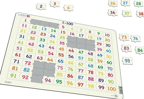 Puzzle Čísla 1 - 100 Larsen AR10-ZZ
