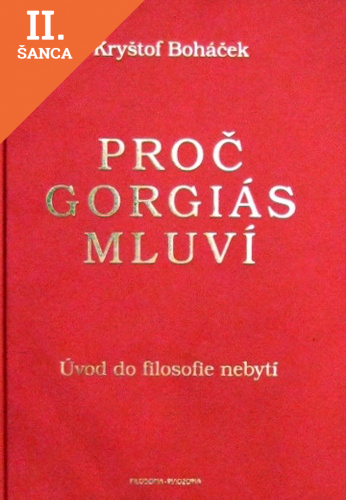 Lacná kniha Proč Gorgiáš Mluví