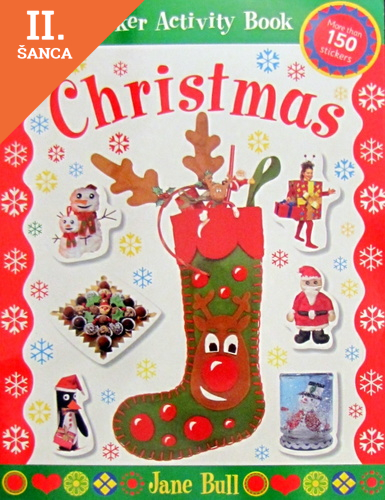 Lacná kniha Christmas Sticker Book (Sticker Activity Book)