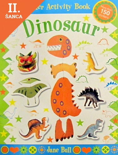 Lacná kniha Dinosaur (Sticker Activity Books)