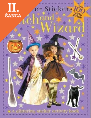 Lacná kniha Witch and Wizard. A Glittering Sticker Activity Book