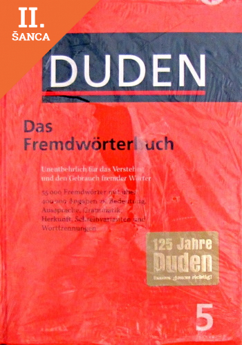 Lacná kniha Duden 5-Das Fremdworterbuch