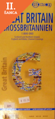 Lacná kniha Grossbritannien / Great Britain 1 : 800 000: Scotland And Northern Ireland, England And Wales, Channel Crossings