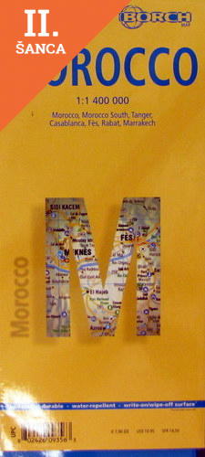 Lacná kniha Marokko / Maroc / Morocco 1 : 1 400 000 (Borch Maps)