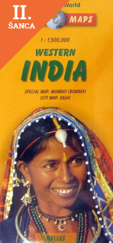 Lacná kniha Western India 1:1 500 000