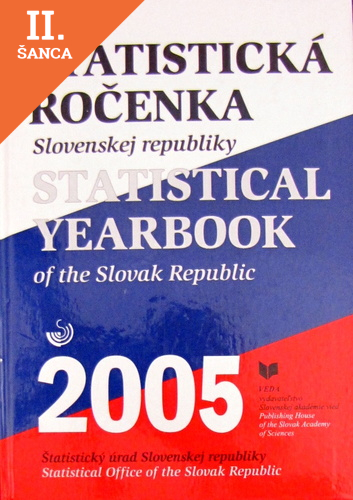 Lacná kniha Štatistická ročenka SR 2005 + CD