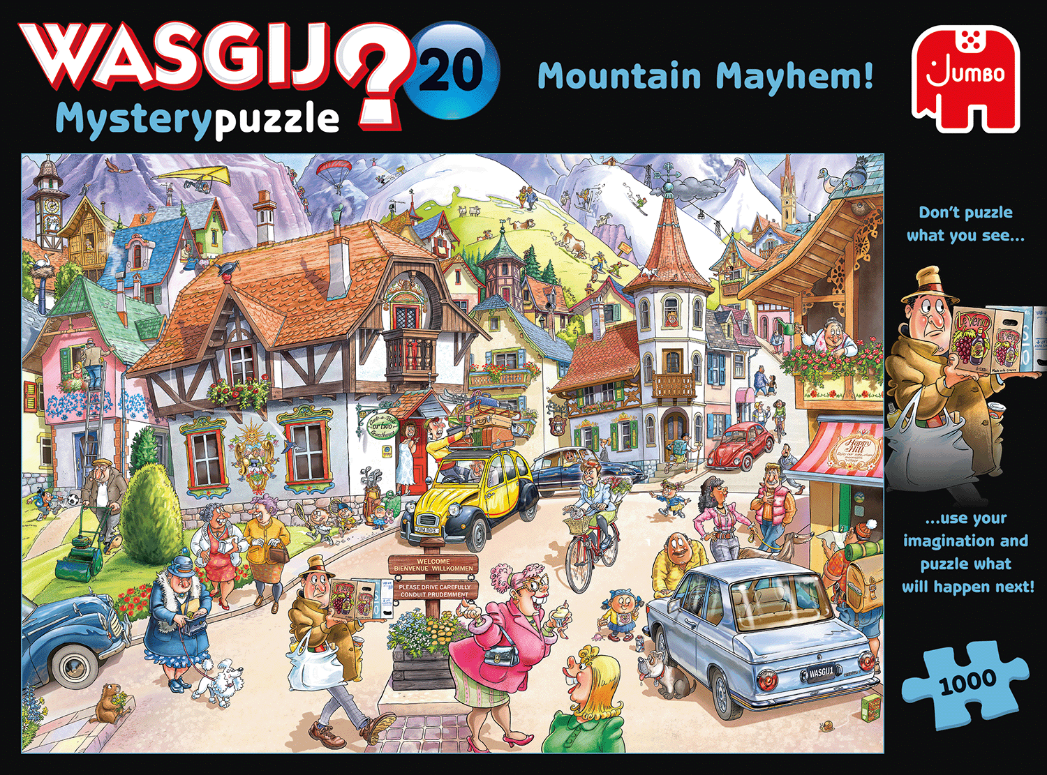 Puzzle Záhada hory Mayhem 1000 Wasgij