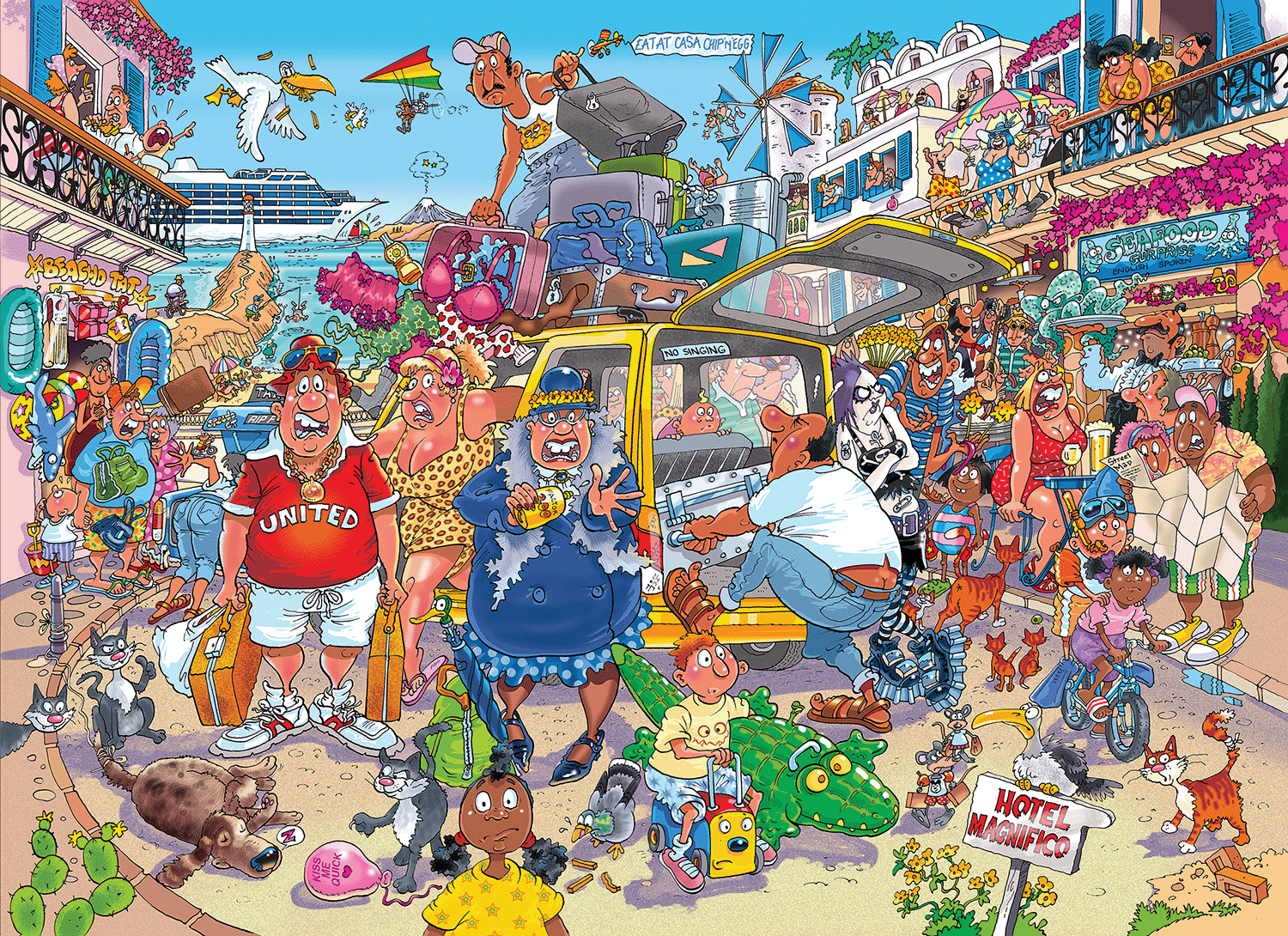 Puzzle Prázdninové fiasco 1000 Wasgij