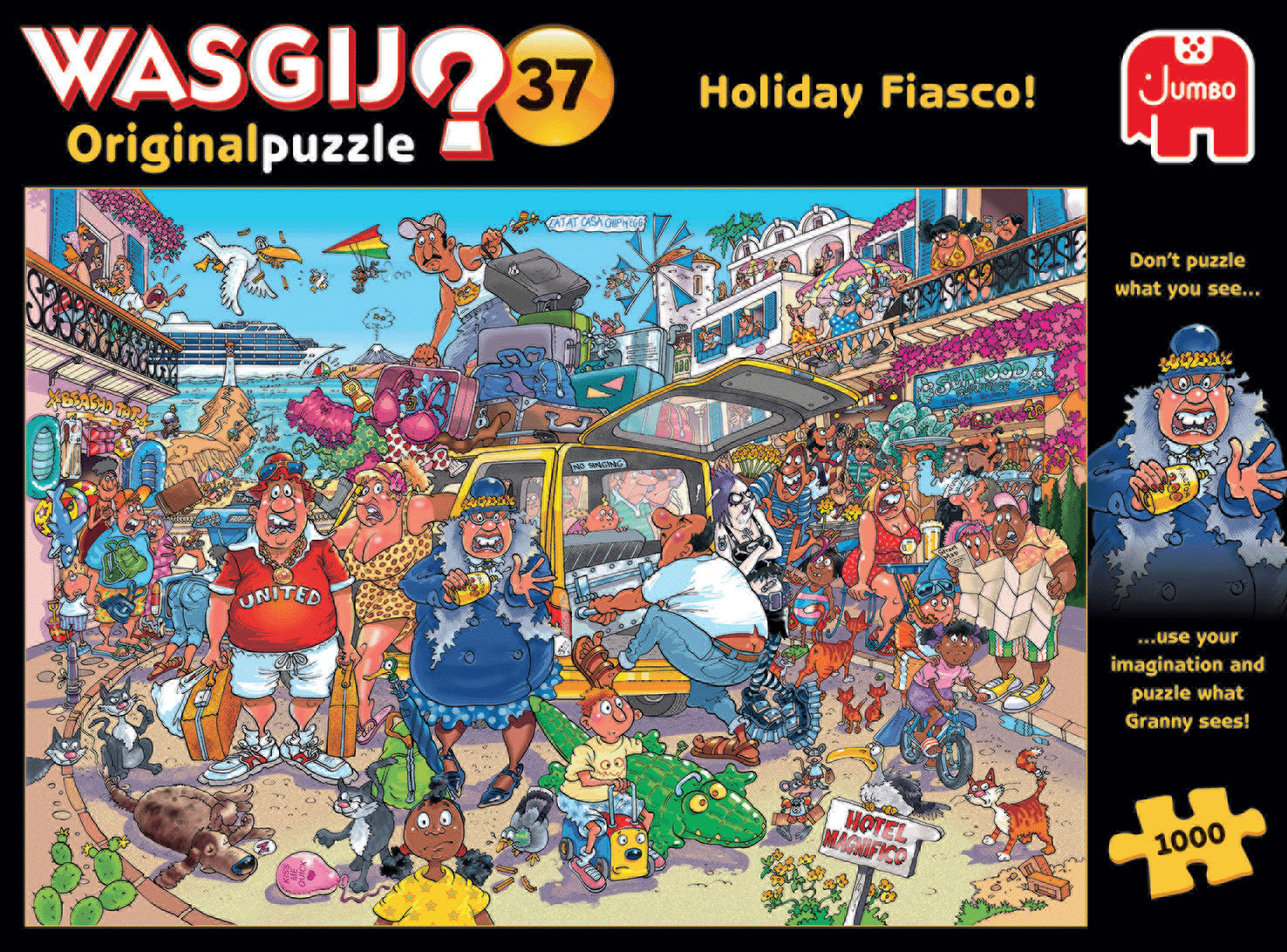 Puzzle Prázdninové fiasco 1000 Wasgij