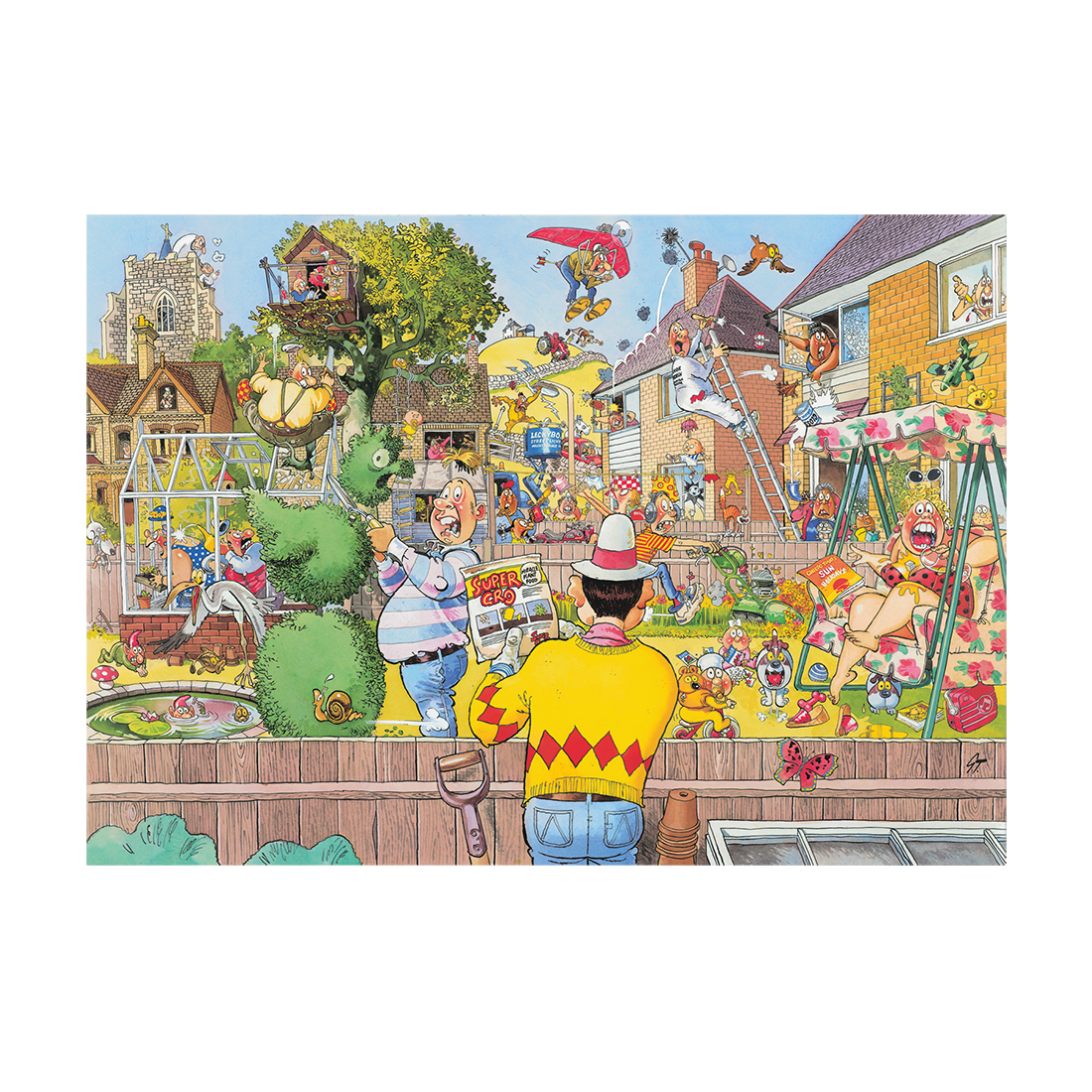 Puzzle Retro rozkvitnutá nádhera 1000 Wasgij