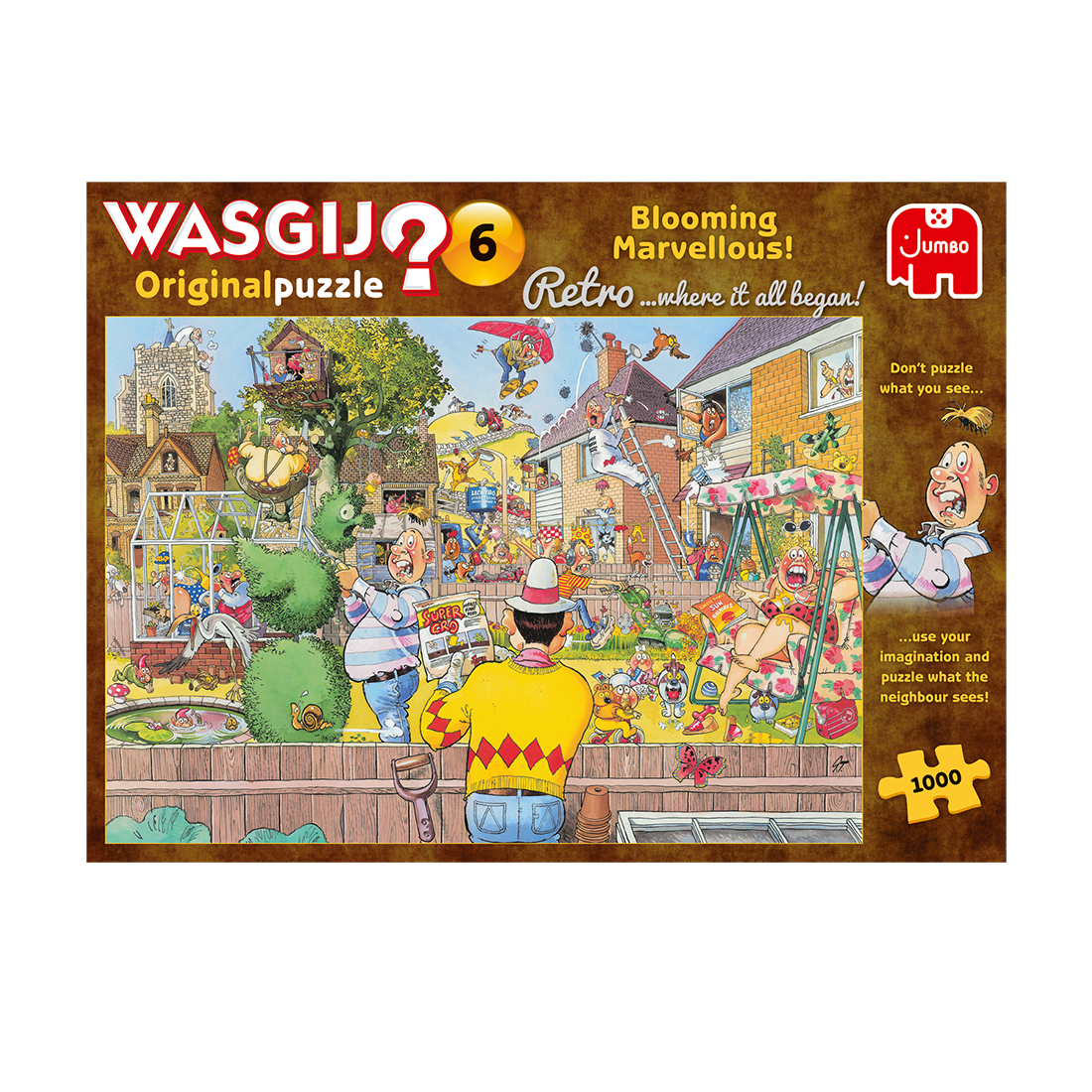 Puzzle Retro rozkvitnutá nádhera 1000 Wasgij