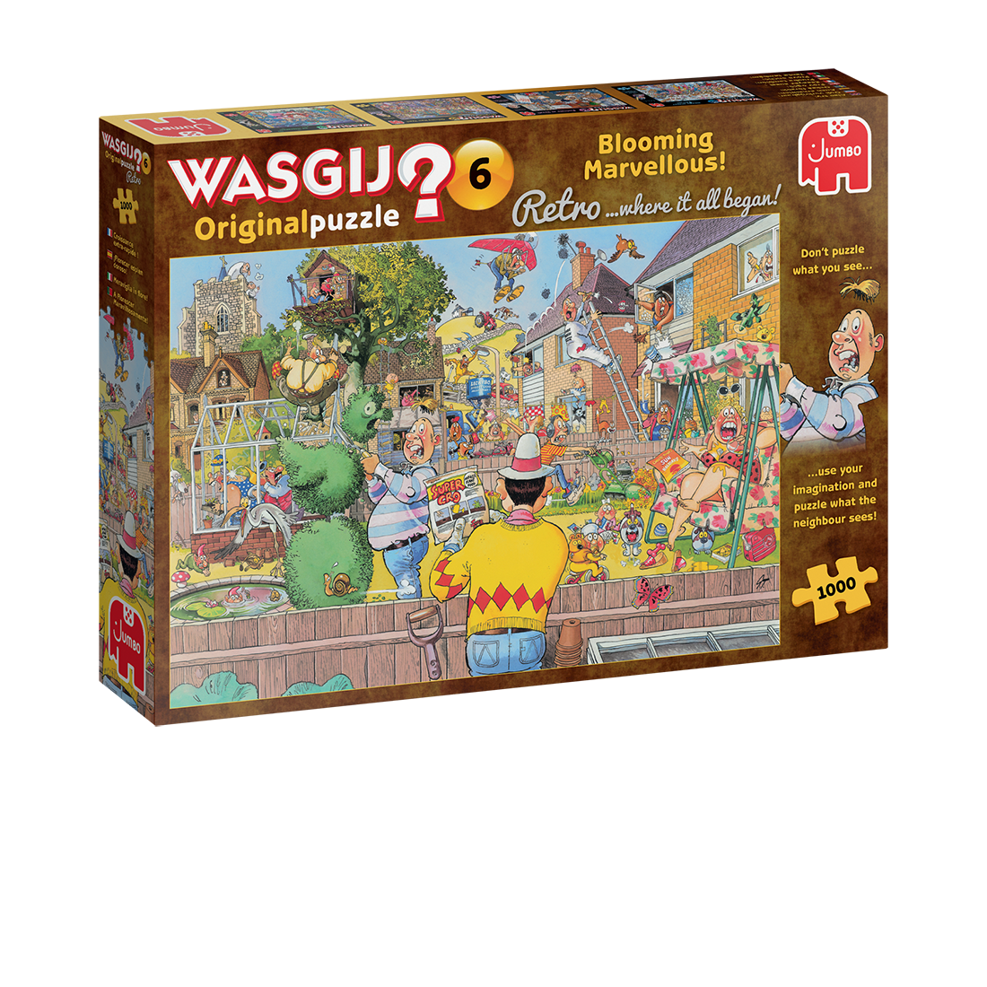 Puzzle Retro rozkvitnutá nádhera 1000 Wasgij