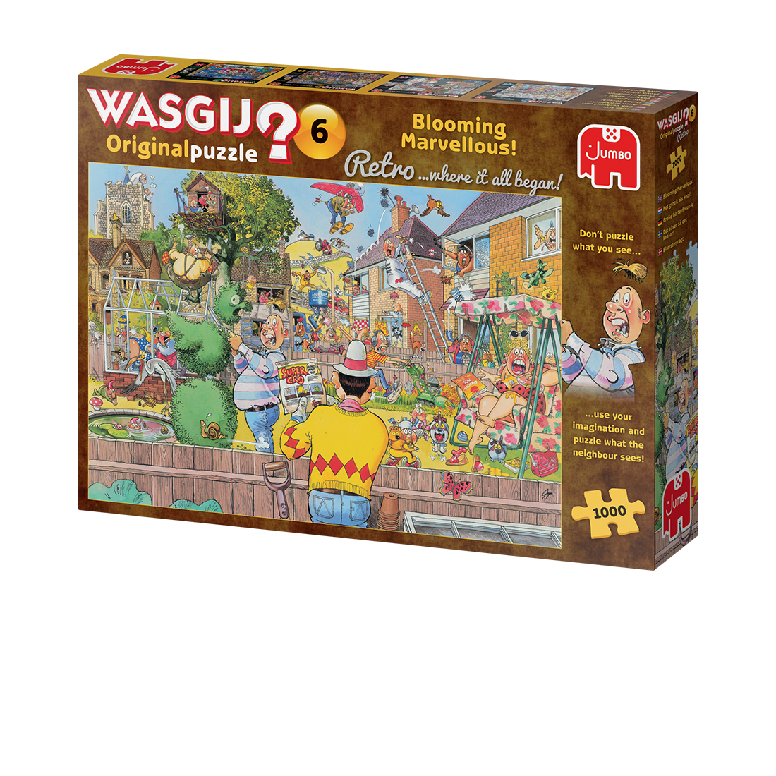 Puzzle Retro rozkvitnutá nádhera 1000 Wasgij