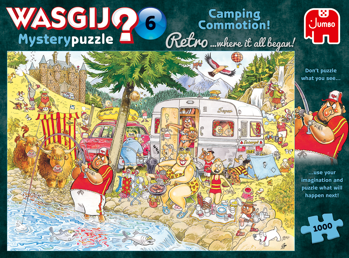 Puzzle Rozruch v tábore 1000 Wasgij