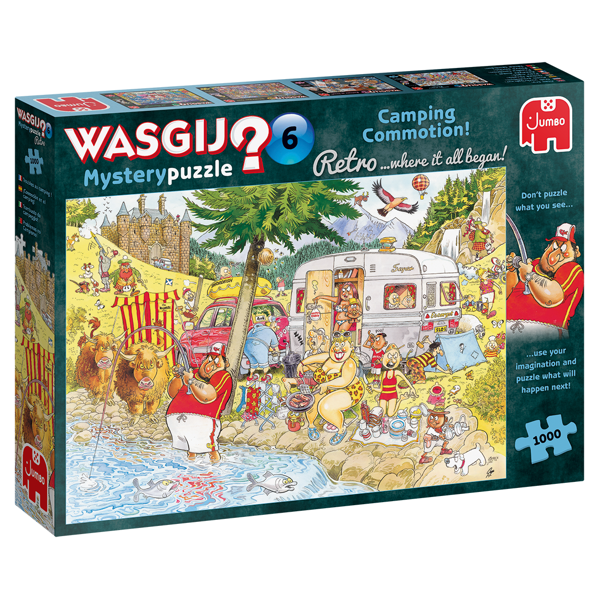 Puzzle Rozruch v tábore 1000 Wasgij