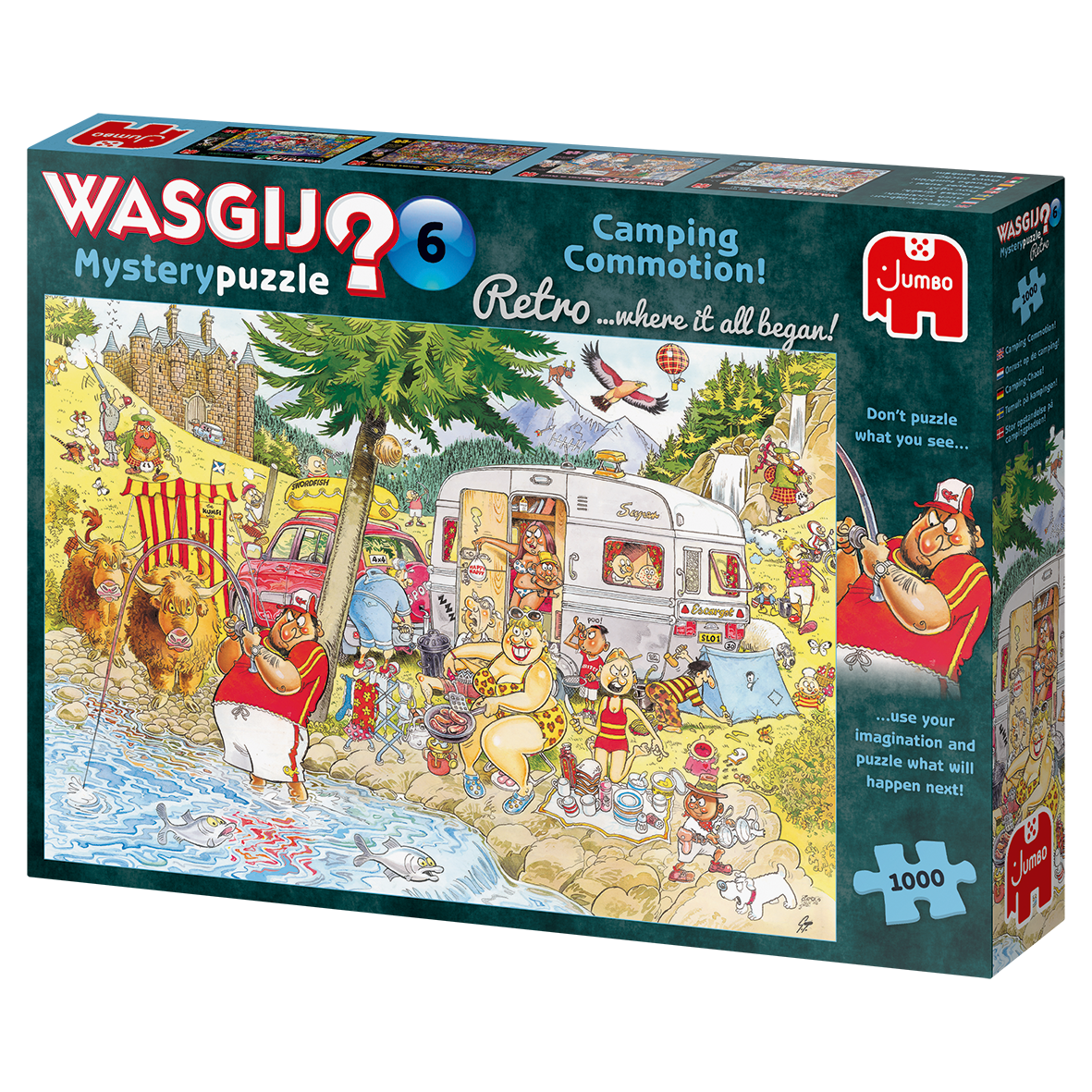 Puzzle Rozruch v tábore 1000 Wasgij