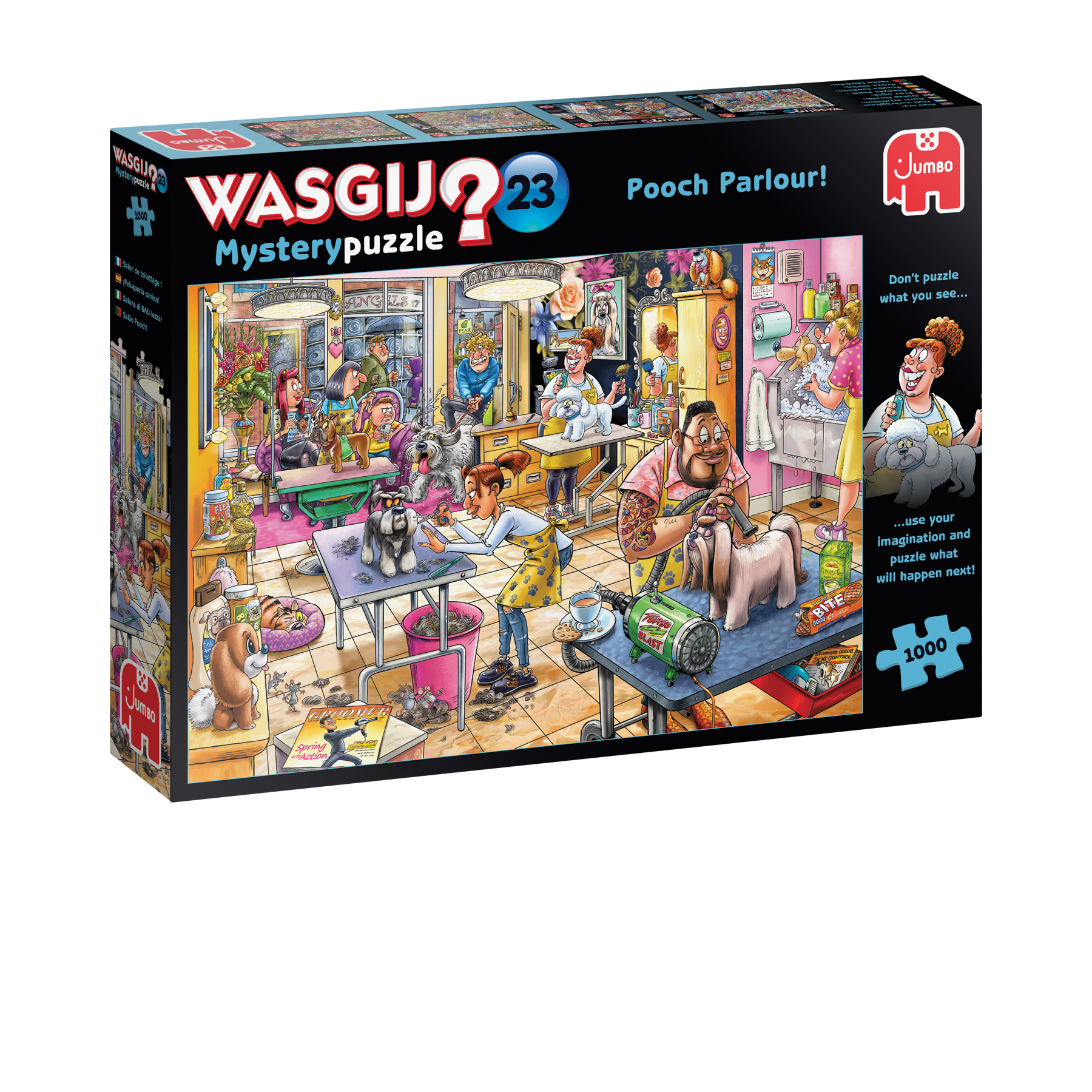 Puzzle Záhada v psom salóne 1000 Wasgij