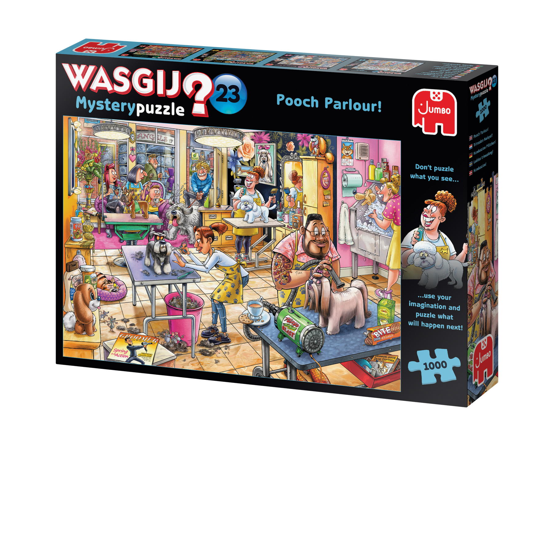 Puzzle Záhada v psom salóne 1000 Wasgij