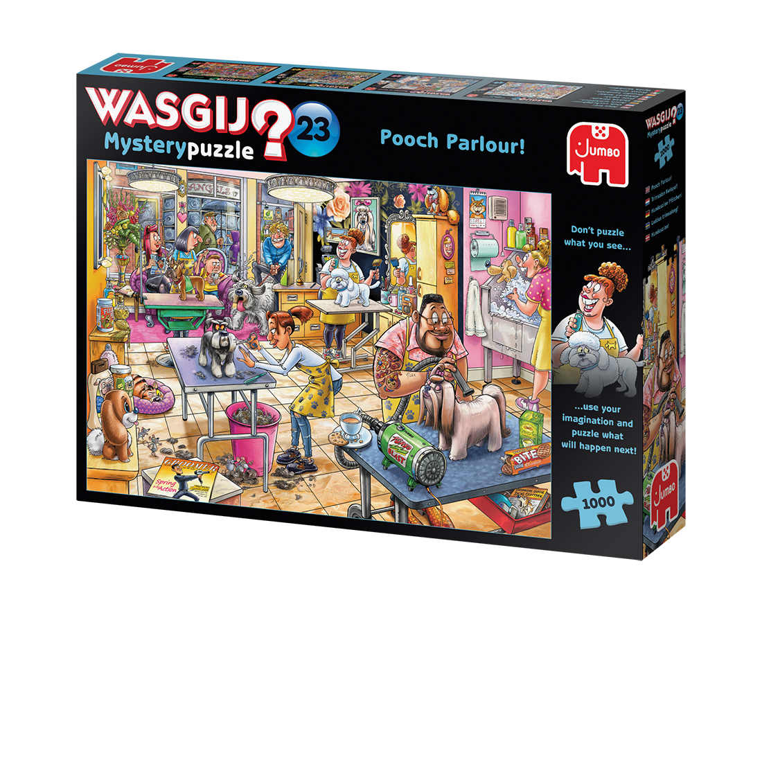 Puzzle Záhada v psom salóne 1000 Wasgij