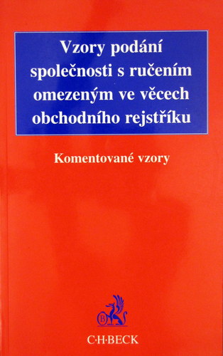Vzory podání s.r.o. ve věcech obchodního rejstříku