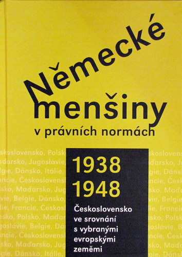 Německé menšiny v právních normách 1938 - 1948