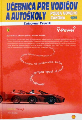 Učebnica pre autoškoly podľa nového zákona