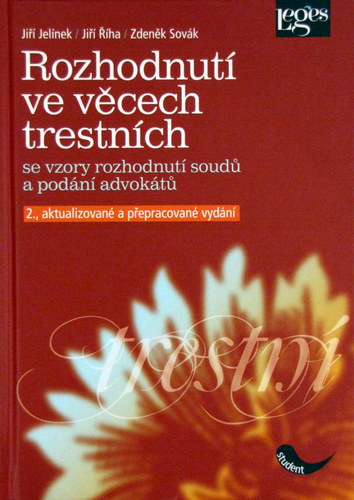 Rozhodnutí ve věcech trestních 2. vydání