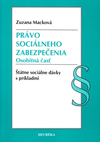 Právo sociálneho zabezpečenia - Osobitná časť