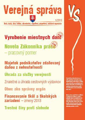 Verejná správa 1 2013