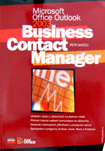 MS Office Outlook 2003 Business Contact