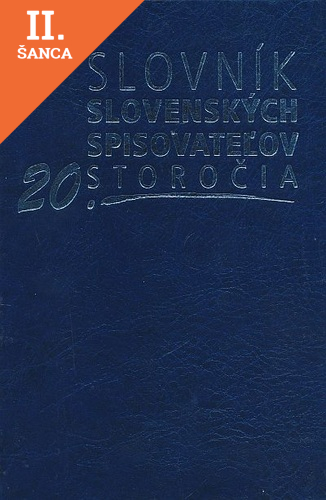Lacná kniha Slovník slovenských spisovateľov 20. storočia