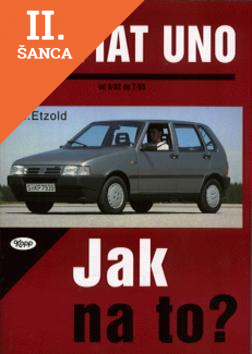 Lacná kniha FIAT UNO 9/82 - 7/95 č. 3