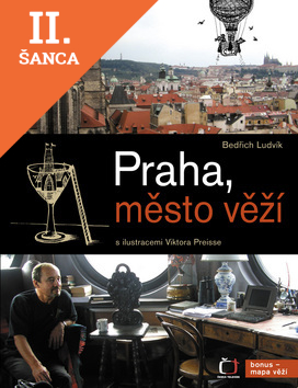 Lacná kniha Praha město věží
